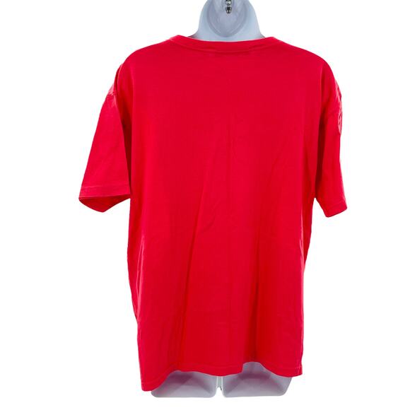 JUMPERS Coral White Zebra Crossing Graphic Short Sleeve T-Shirt Top M - Picture 3 of 10